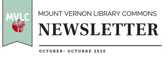 Mount Vernon Library Commons Newsletter October 2025