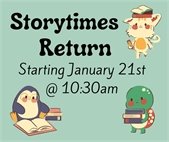 Storytimes Return