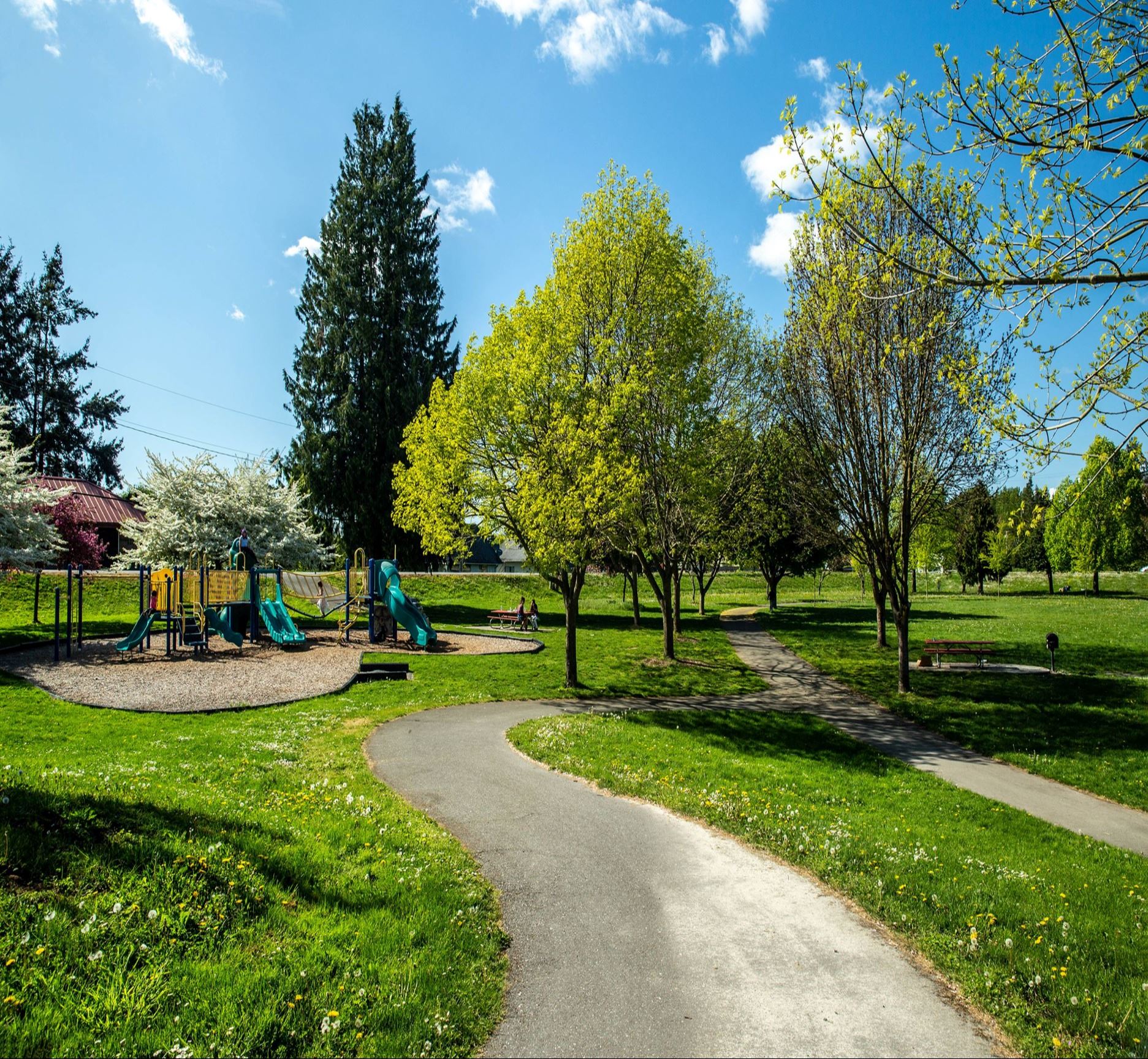 Edgewater path and playground