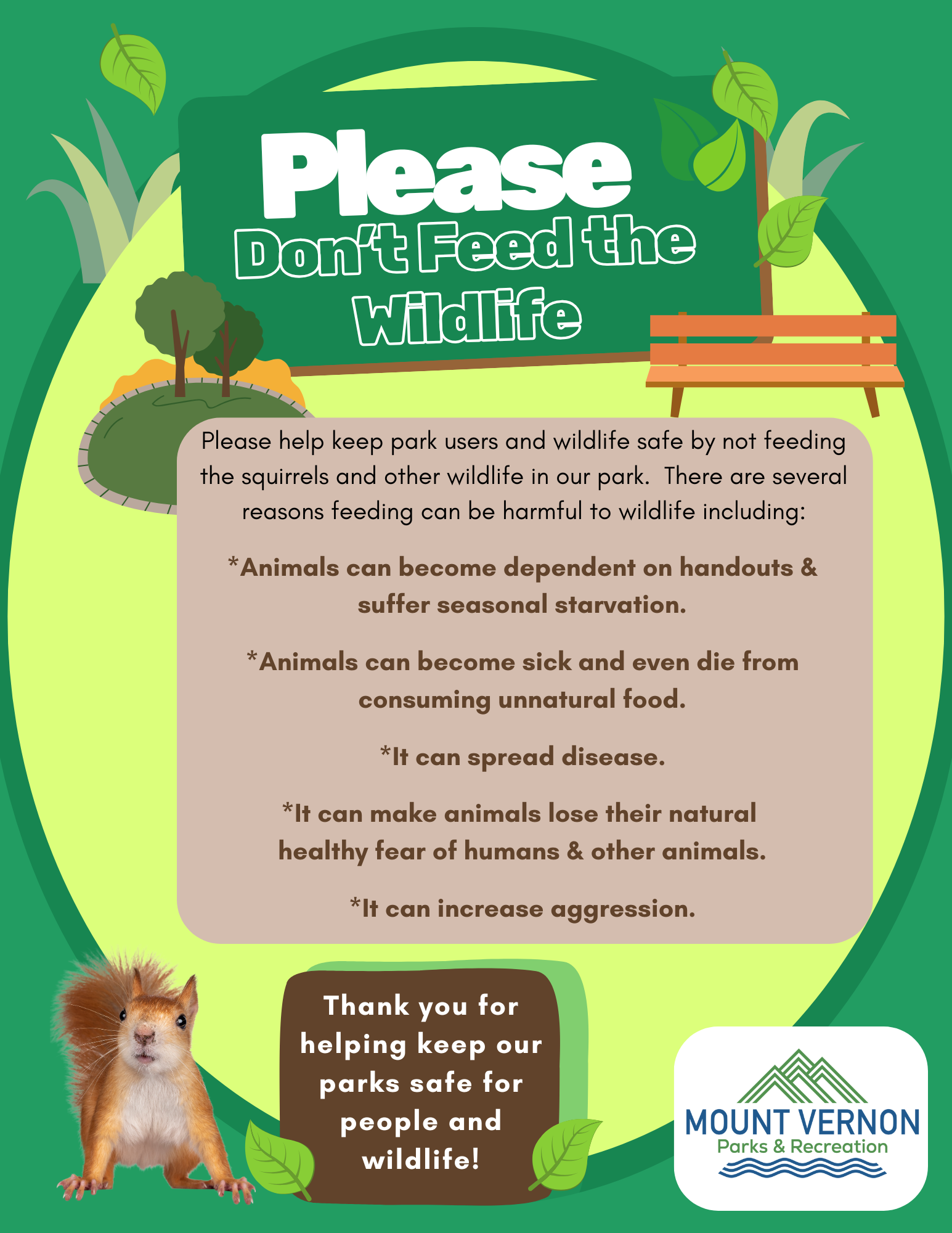 Please Dont Feed the Wildlife