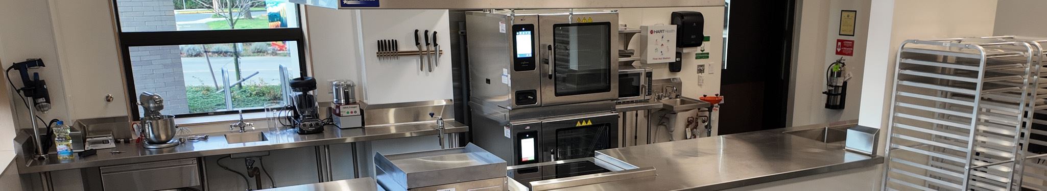 Kitchen View of Ovens